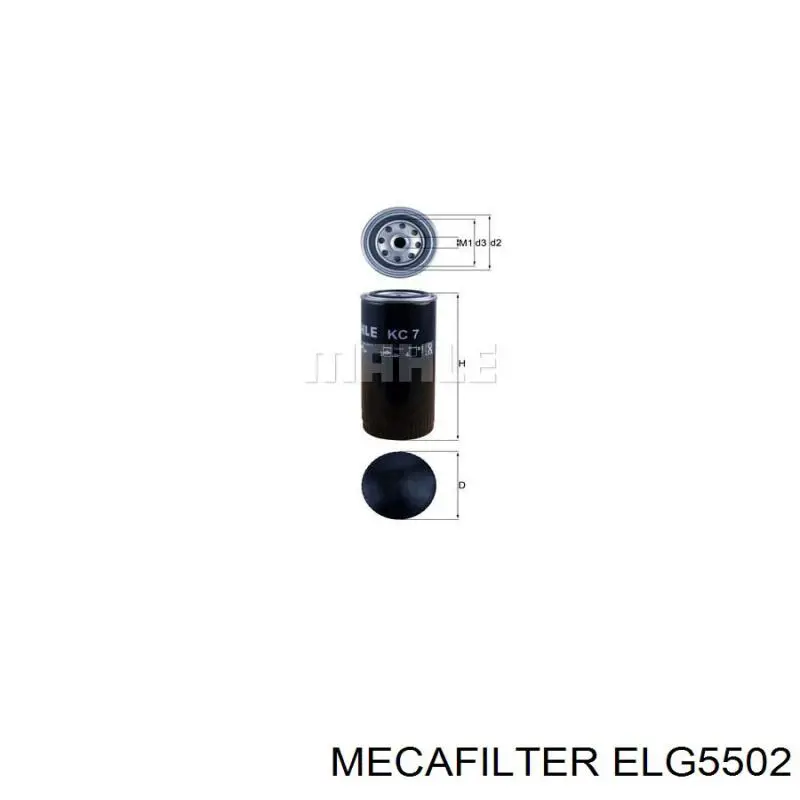 Купити ELG5502 Mecafilter Фільтр-відстійник палива грубої очистки