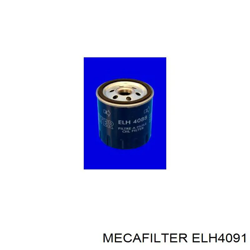 Масляний фільтр двигуна Mecafilter ELH4091 ціна, від 4.03 USD
