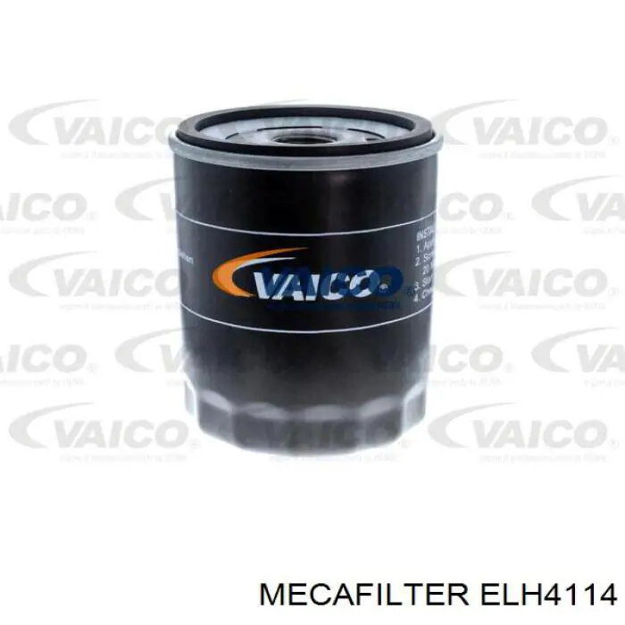 Масляний фільтр двигуна Mecafilter ELH4114 ціна, від 4.90 USD