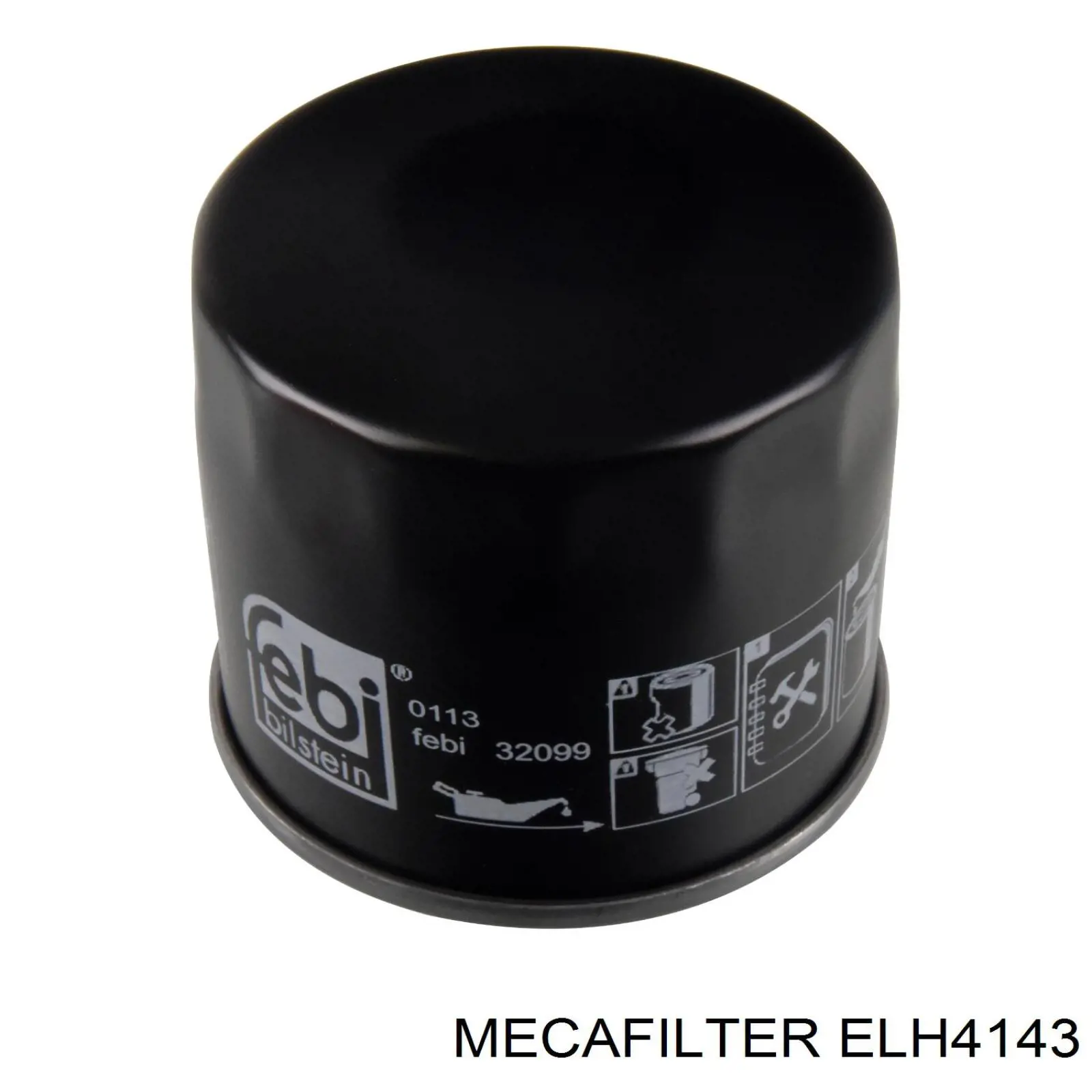 Масляний фільтр ELH4143 Mecafilter