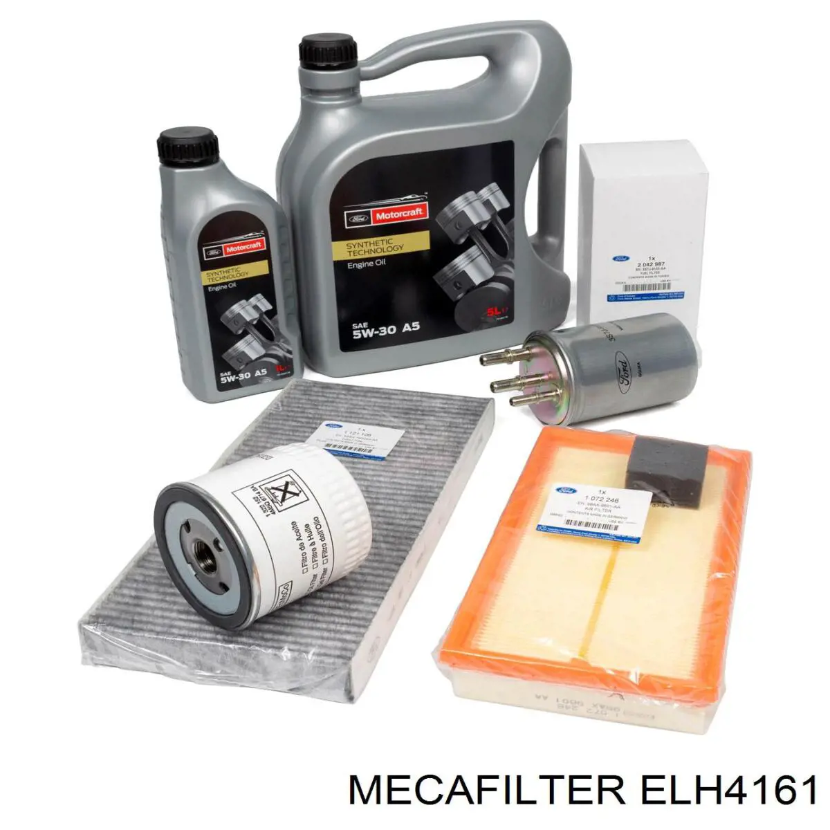 Масляний фільтр двигуна Mecafilter ELH4161 ціна, від 6.42 USD