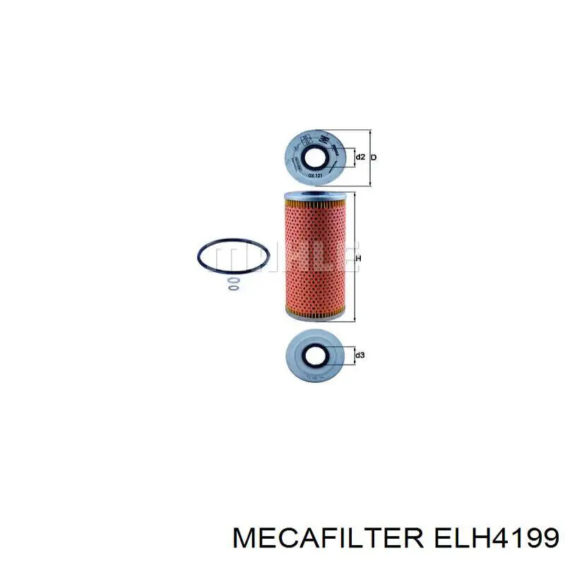 Купити ELH4199 Mecafilter Фільтр гідропідсилювача