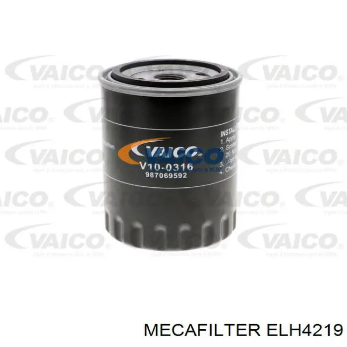 Масляний фільтр двигуна Mecafilter ELH4219 ціна, від 6.64 USD