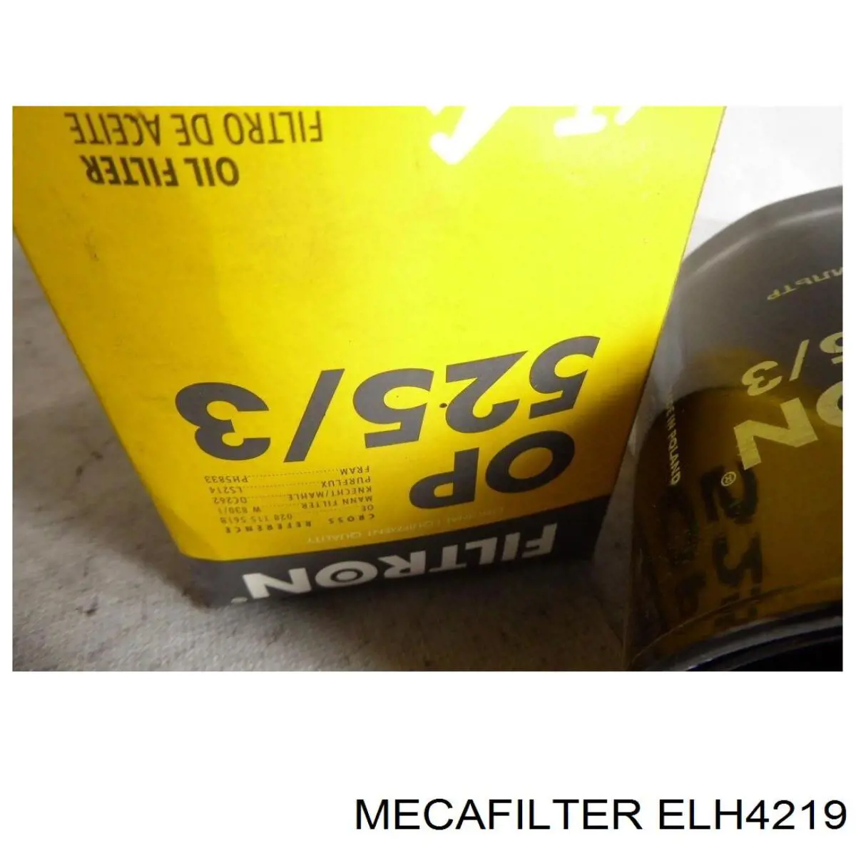 Масляний фільтр двигуна Mecafilter ELH4219 ціна, від 6.64 USD