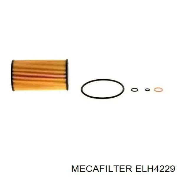Фільтр масляний Mecafilter ELH4229