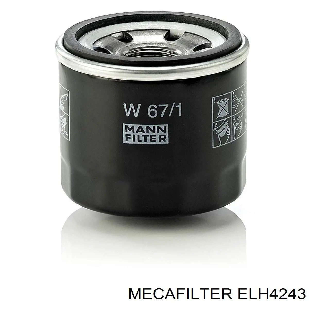 ELH4243 Mecafilter Фільтр масла