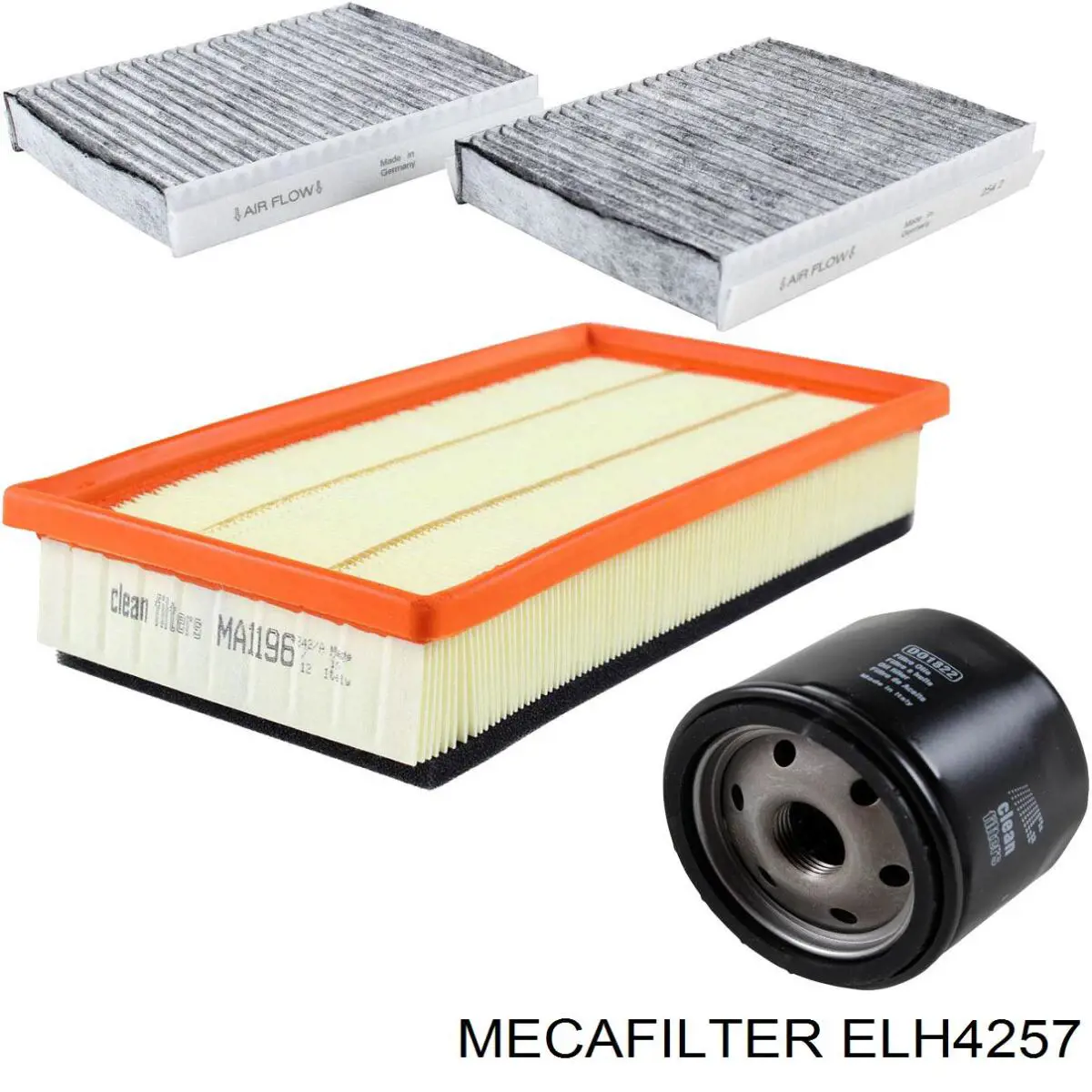 Масляний фільтр двигуна Mecafilter ELH4257 ціна, від 4.71 USD
