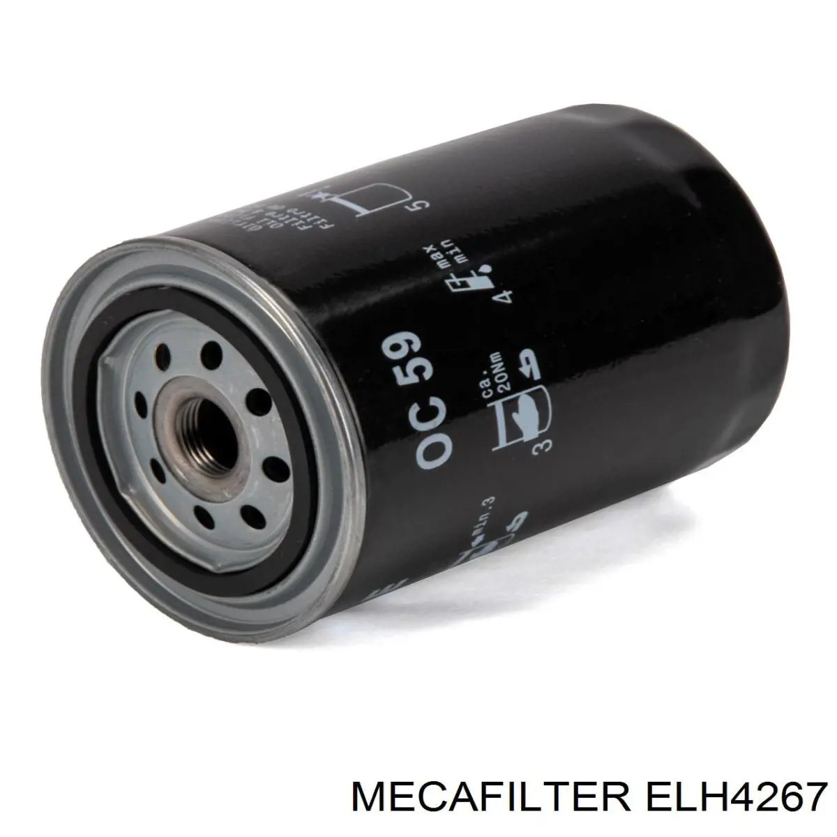 Масляний фільтр двигуна Mecafilter ELH4267 ціна, від 6.46 USD