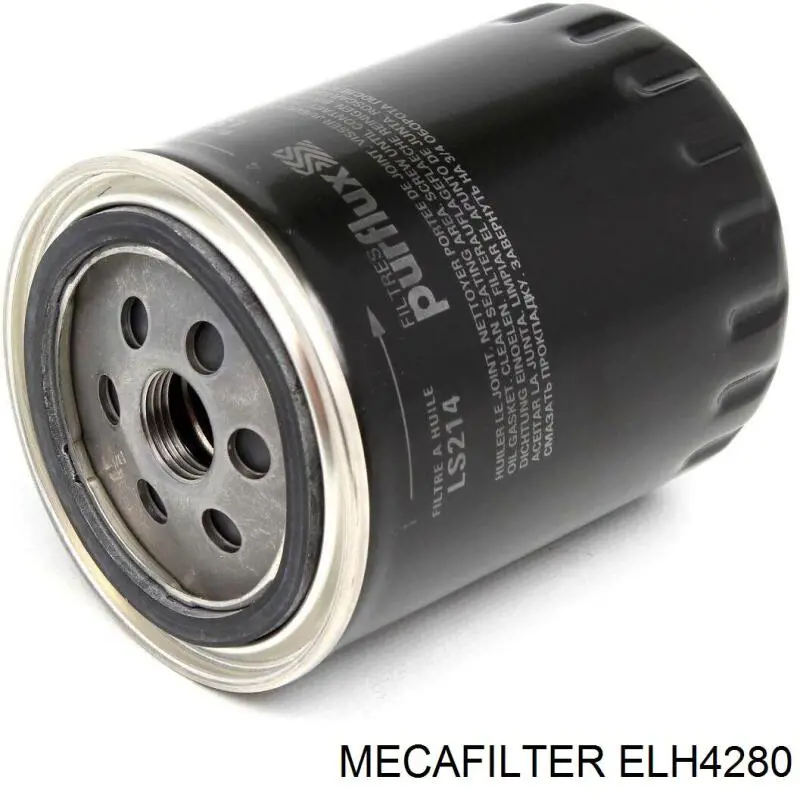 Масляний фільтр двигуна Mecafilter ELH4280 ціна, від 8.46 USD