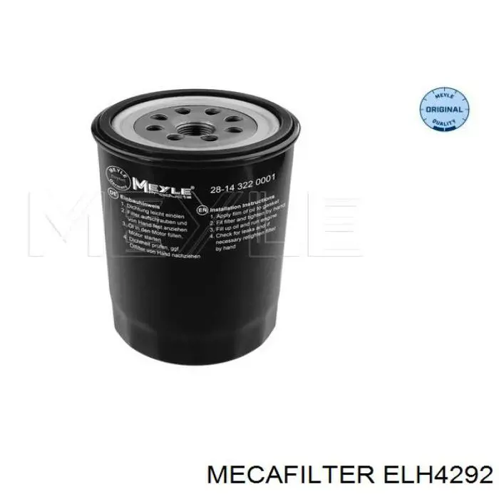 ELH4292 Mecafilter фільтр масляний