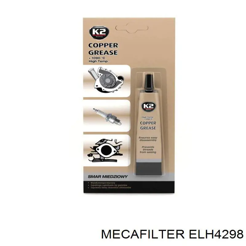 Масляний фільтр двигуна Mecafilter ELH4298 ціна, від 4.64 USD