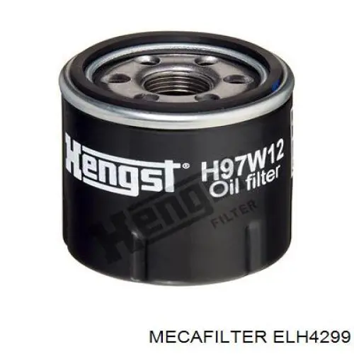 Масляний фільтр двигуна Mecafilter ELH4299 ціна, від 3.81 USD