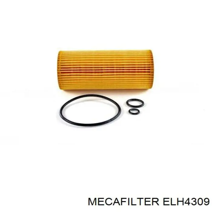 Масляний фільтр двигуна Mecafilter ELH4309 ціна, від 5.69 USD