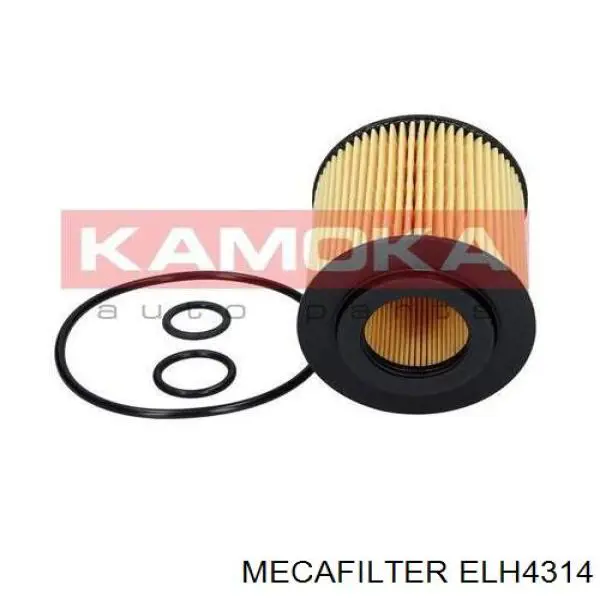 Масляний фільтр двигуна Mecafilter ELH4314 ціна, від 5.15 USD