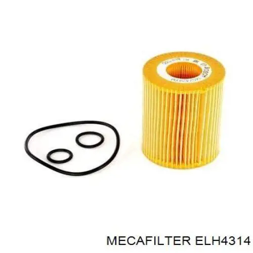 Масляний фільтр двигуна Mecafilter ELH4314 ціна, від 5.15 USD