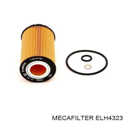 Масляний фільтр двигуна Mecafilter ELH4323 ціна, від 4.55 USD