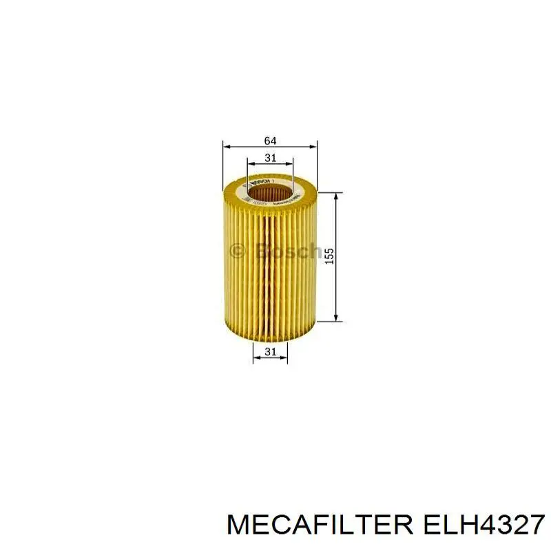 ELH4327 Mecafilter Фільтр масла
