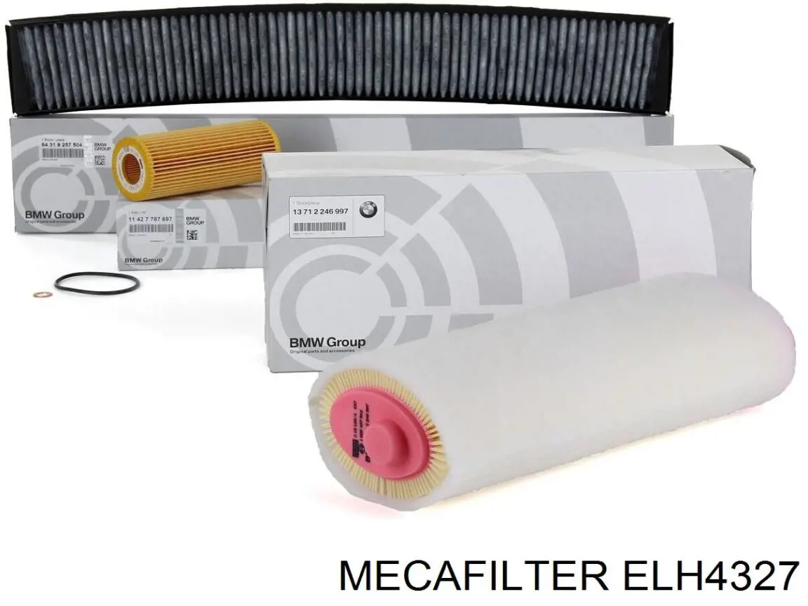 Масляний фільтр двигуна Mecafilter ELH4327 ціна, від 6.33 USD