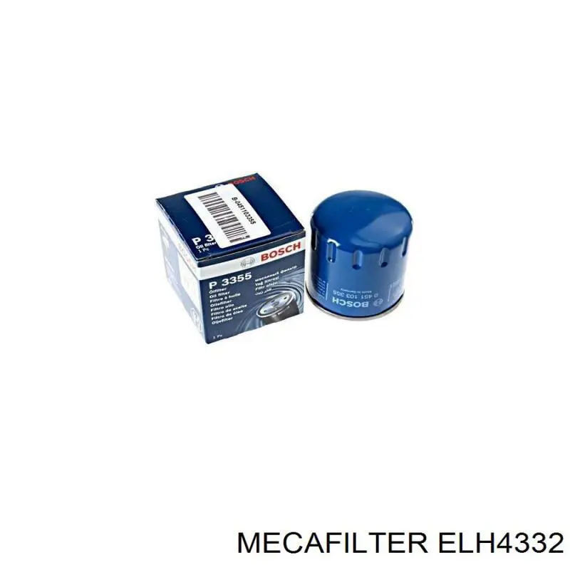 Масляний фільтр ELH4332 Mecafilter