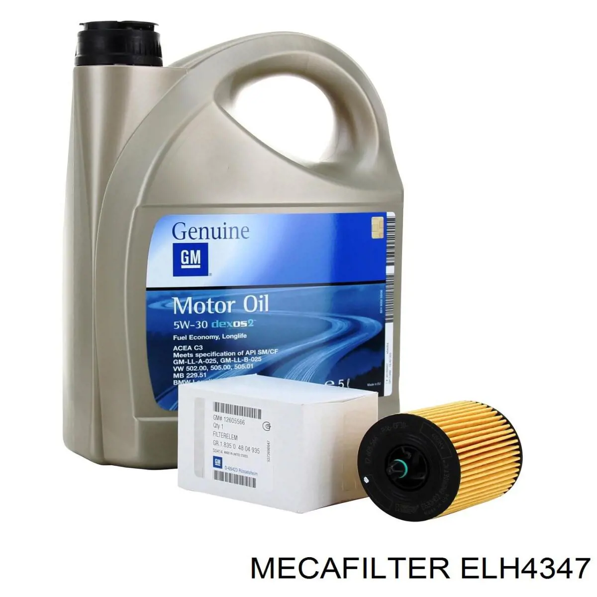 Фільтр масляний Mecafilter ELH4347