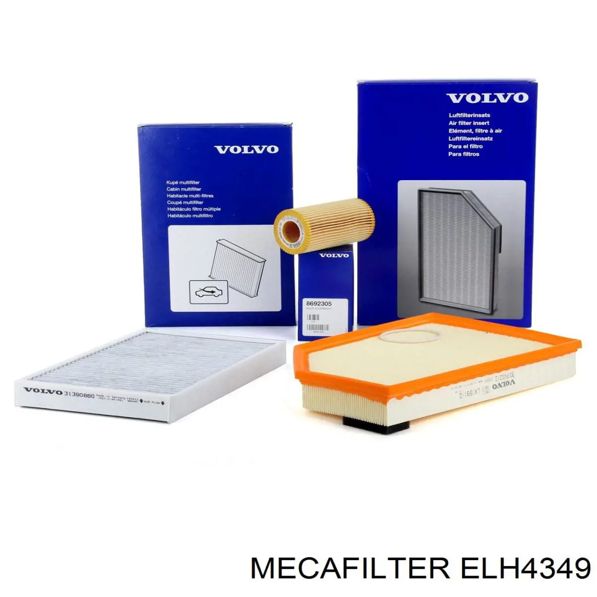 Масляний фільтр ELH4349 Mecafilter