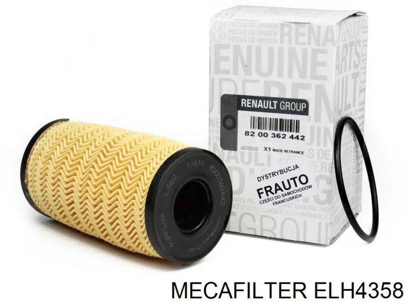 Масляний фільтр ELH4358 Mecafilter