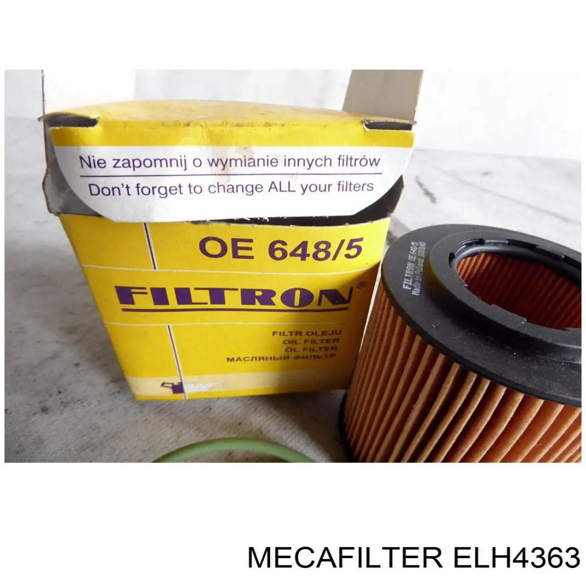 Масляний фільтр двигуна Mecafilter ELH4363 ціна, від 5.52 USD