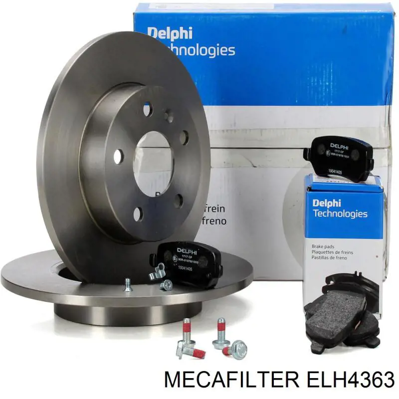 Масляний фільтр ELH4363 Mecafilter