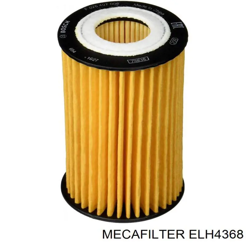 Масляний фільтр двигуна Mecafilter ELH4368 ціна, від 4.68 USD