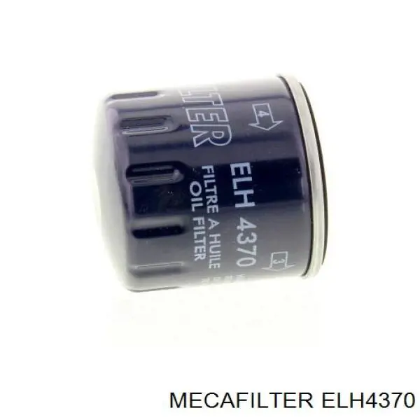 Масляний фільтр двигуна Mecafilter ELH4370 ціна, від 4.97 USD