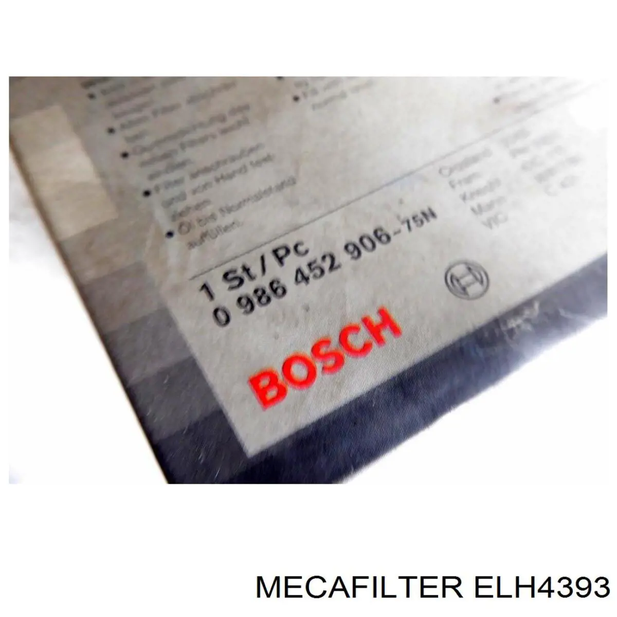 Масляний фільтр двигуна Mecafilter ELH4393 ціна, від 5.07 USD