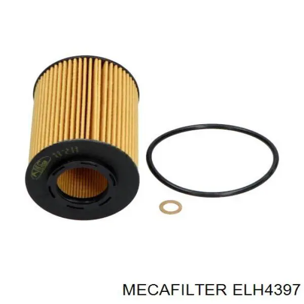 Масляний фільтр двигуна Mecafilter ELH4397 ціна, від 6.16 USD