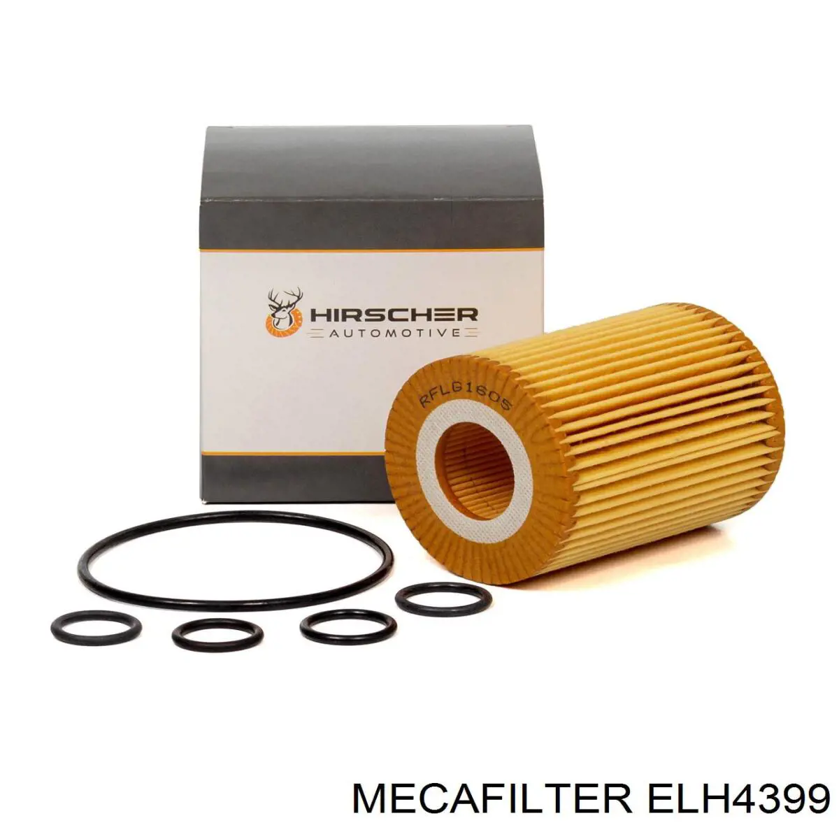 Масляний фільтр двигуна Mecafilter ELH4399 ціна, від 7.84 USD