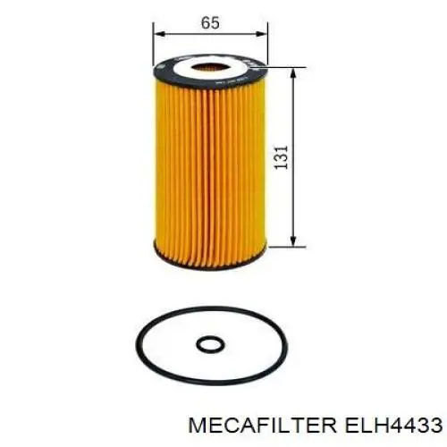 ELH4433 Mecafilter Фільтр масла
