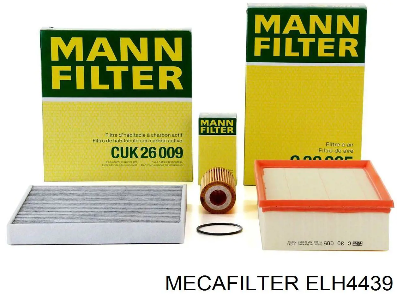 Фільтр масляний Mecafilter ELH4439
