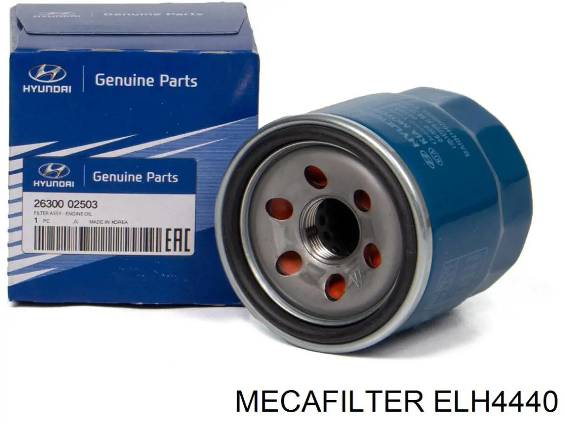 Масляний фільтр двигуна Mecafilter ELH4440 ціна, від 7.05 USD