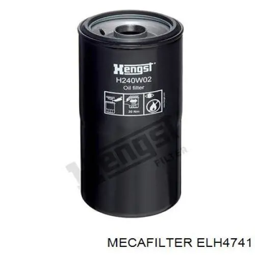 Масляний фільтр ELH4741 Mecafilter