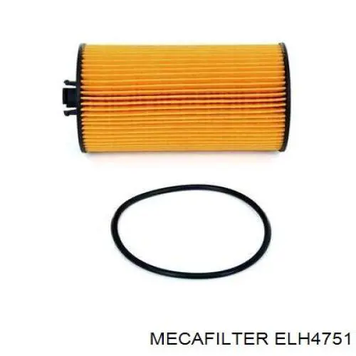 Масляний фільтр двигуна Mecafilter ELH4751 ціна, від 7.64 USD