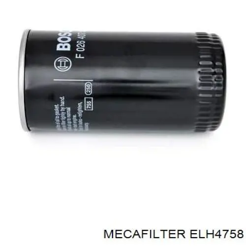 Масляний фільтр двигуна Mecafilter ELH4758 ціна, від 12.53 USD