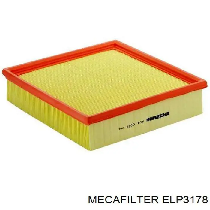 ELP3178 Mecafilter Повітряний фільтр двигуна