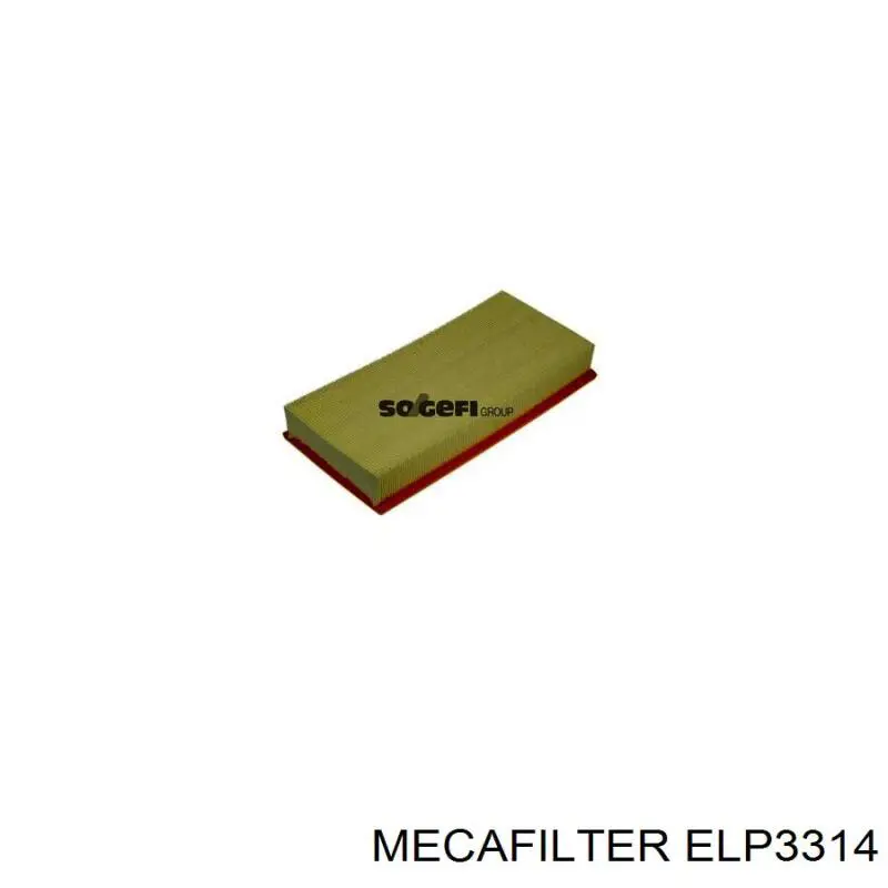 Купити ELP3314 Mecafilter Автомобільний фільтр повітря