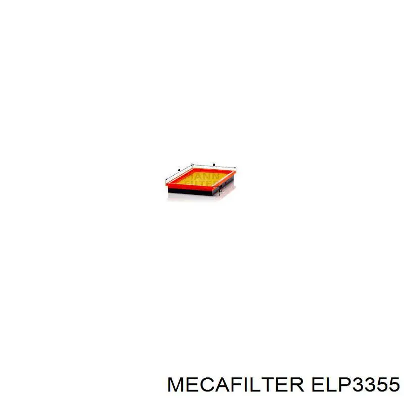 Елемент повітряного фільтра Mecafilter ELP3355 ціна, від 5.28 USD