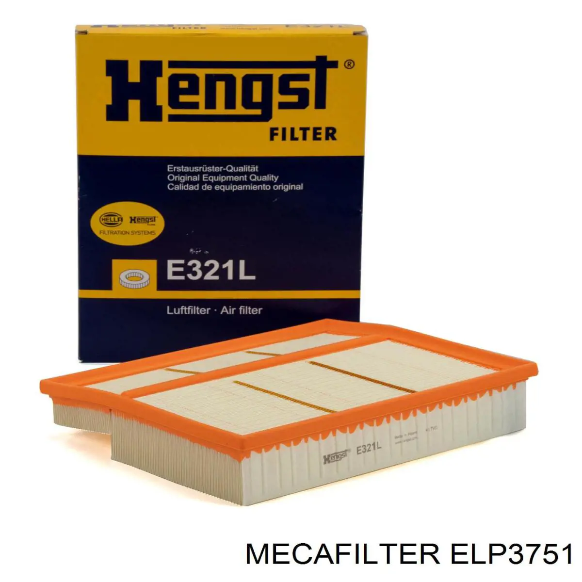 Елемент повітряного фільтра Mecafilter ELP3751 ціна, від 5.92 USD