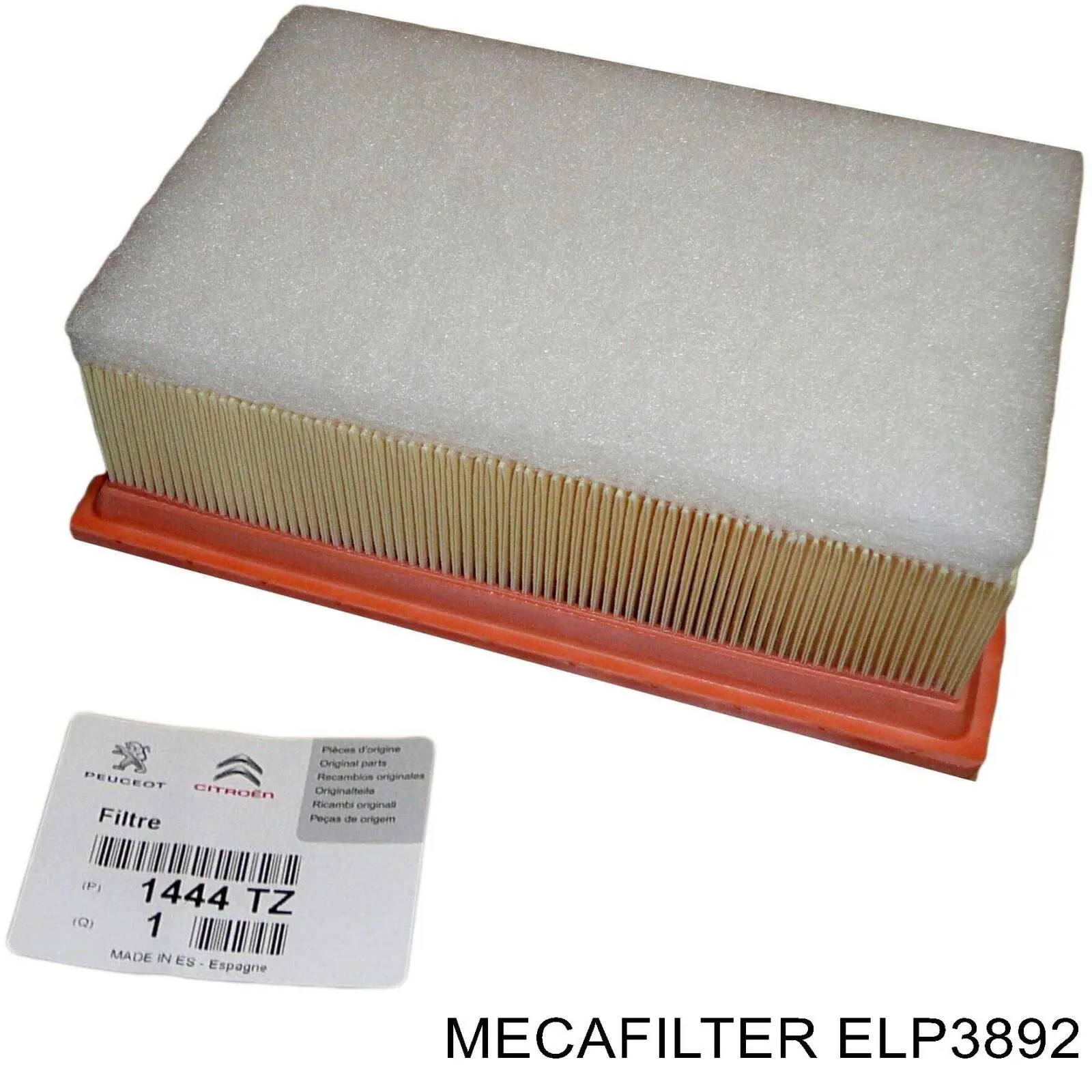 Елемент повітряного фільтра Mecafilter ELP3892 ціна, від 6.02 USD