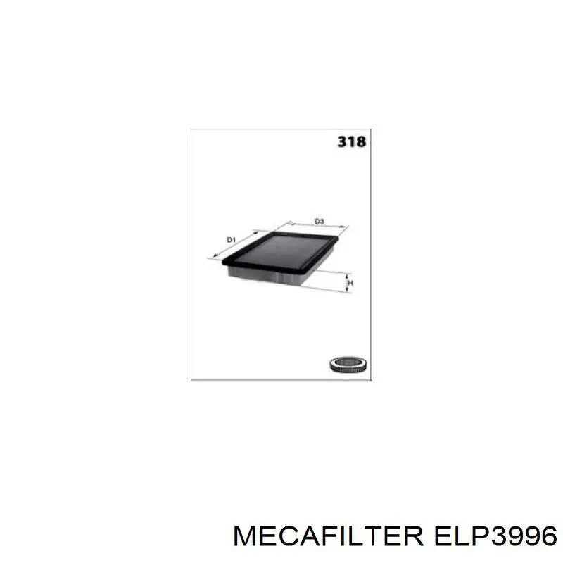 Купити ELP3996 Mecafilter Автомобільний фільтр повітря