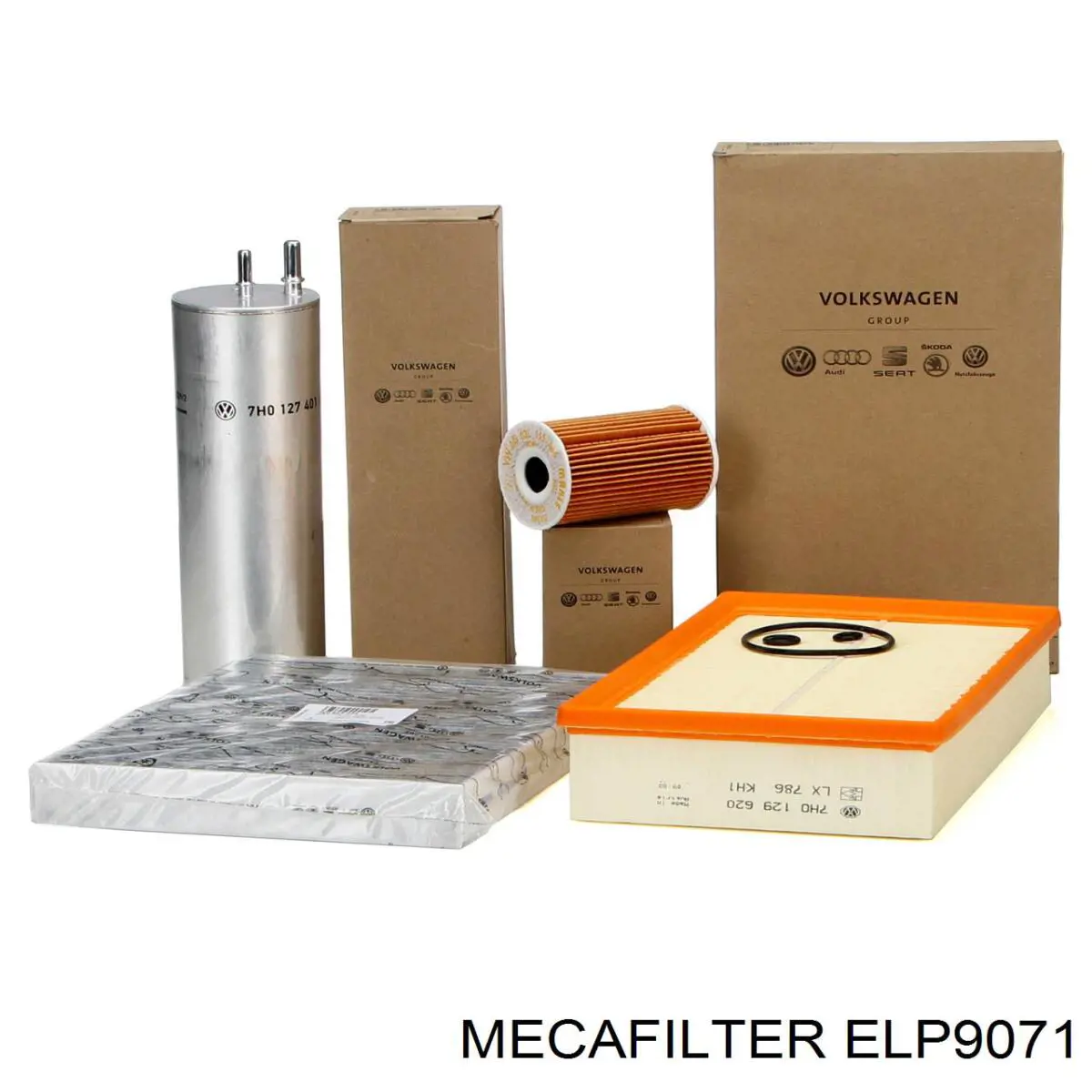 ELP9071 Mecafilter Повітряний фільтр двигуна