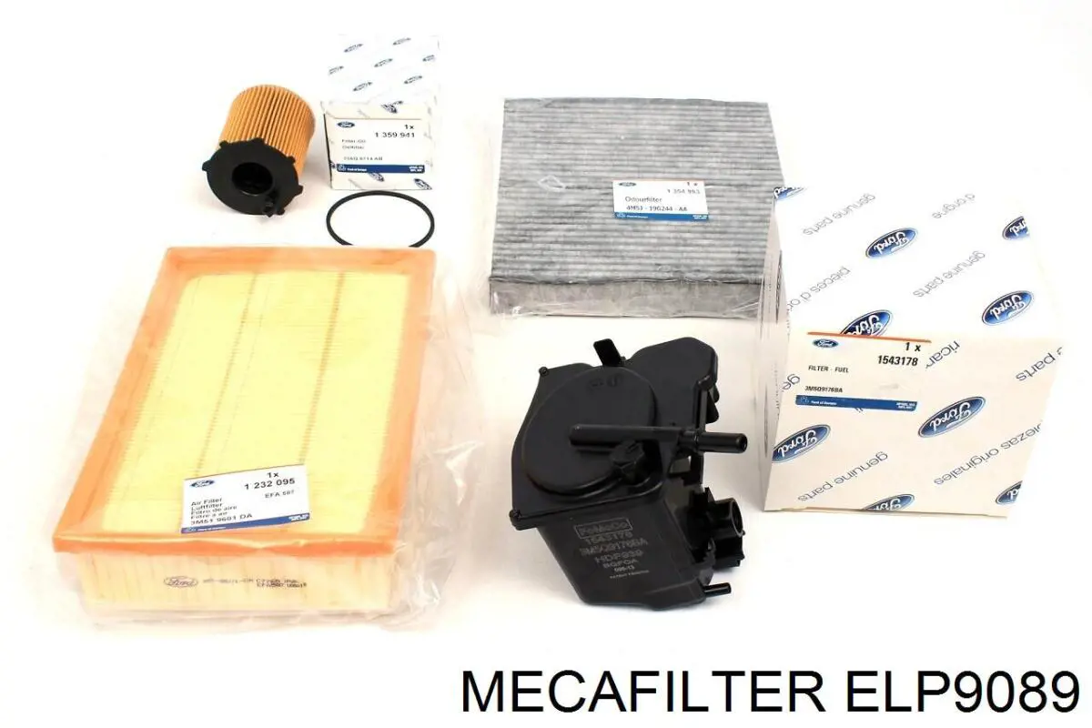 ELP9089 Mecafilter Повітряний фільтр двигуна