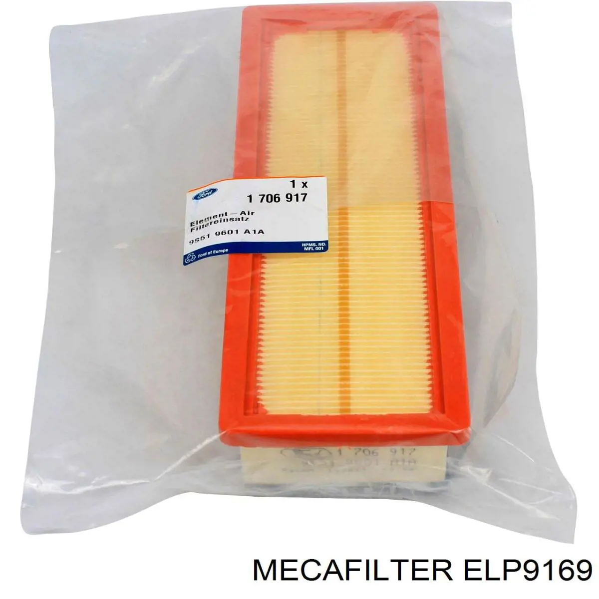 Купити ELP9169 Mecafilter Автомобільний фільтр повітря