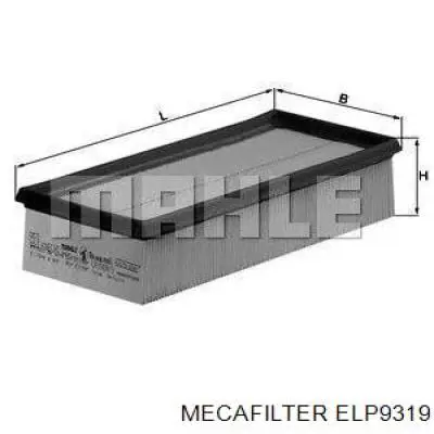 ELP9319 Mecafilter Повітряний фільтр двигуна