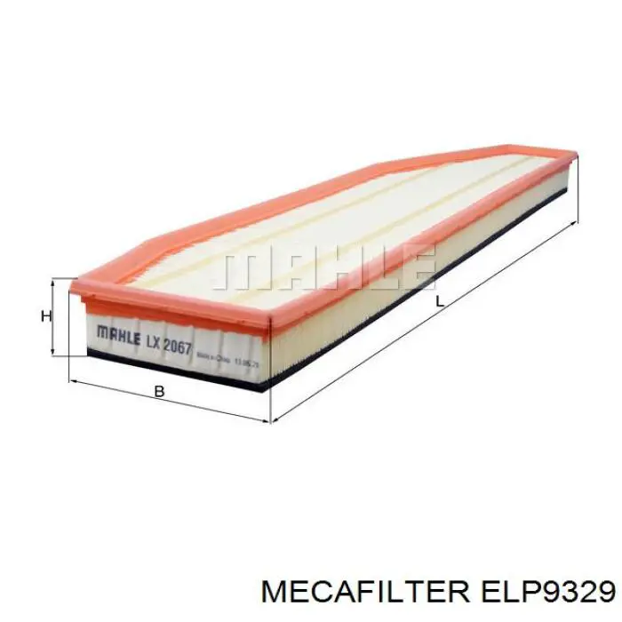ELP9329 Mecafilter фільтр повітряний